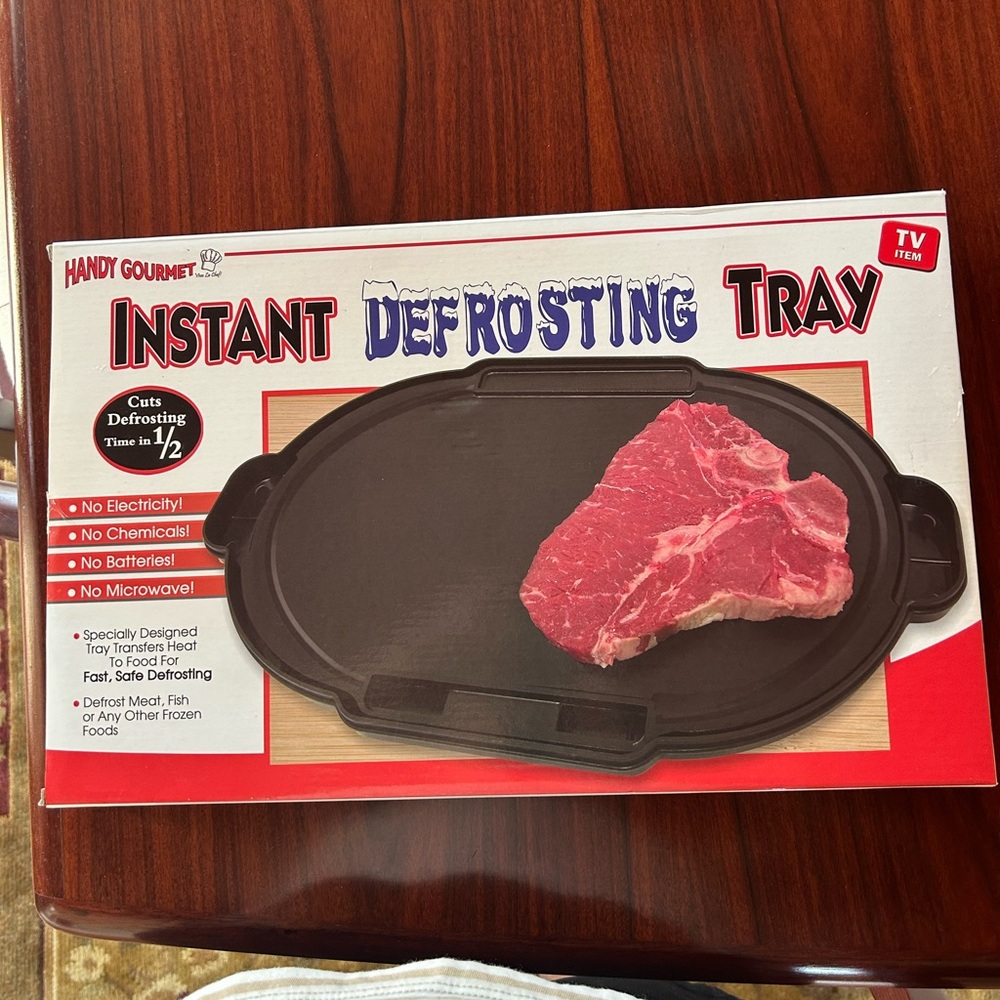 Black Defrosting Tray
